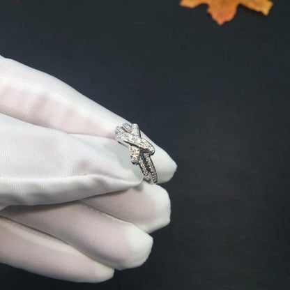 [Riva Jewelry]JEUX DE SILVER DIAMOND RING