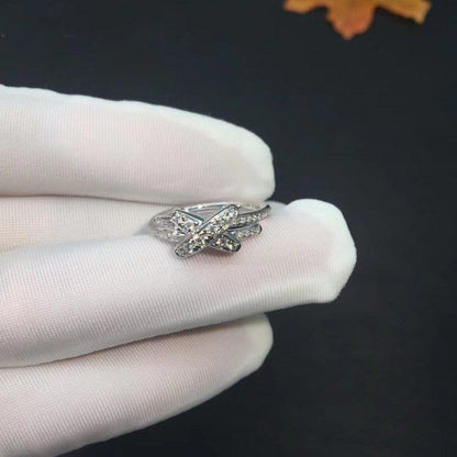 [Riva Jewelry]JEUX DE SILVER DIAMOND RING