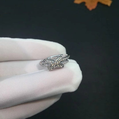 [Riva Jewelry]JEUX DE SILVER DIAMOND RING