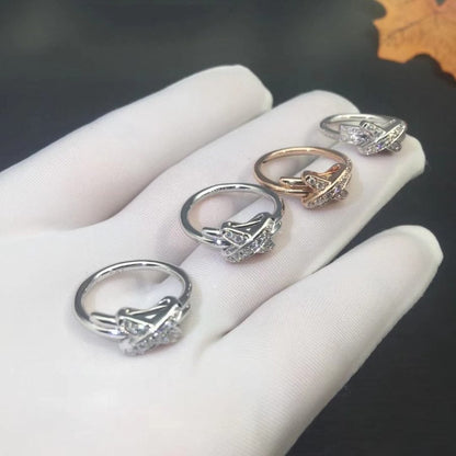 [Riva Jewelry]JEUX DE SILVER DIAMOND RING