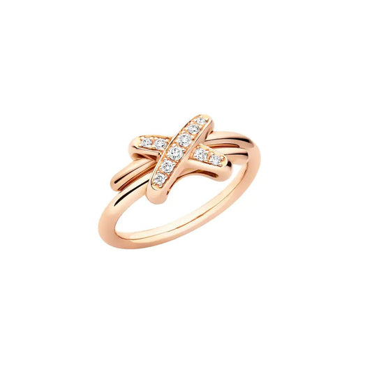 [Riva Jewelry]JEUX DE ROSE GOLD DIAMOND RING