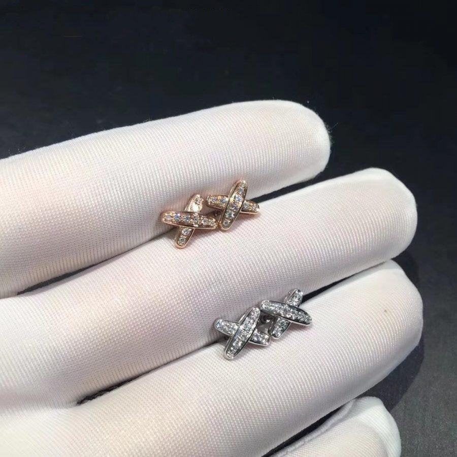 [Riva Jewelry]JEUX DE DIAMOND EARRINGS