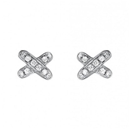 [Riva Jewelry]JEUX DE DIAMOND EARRINGS