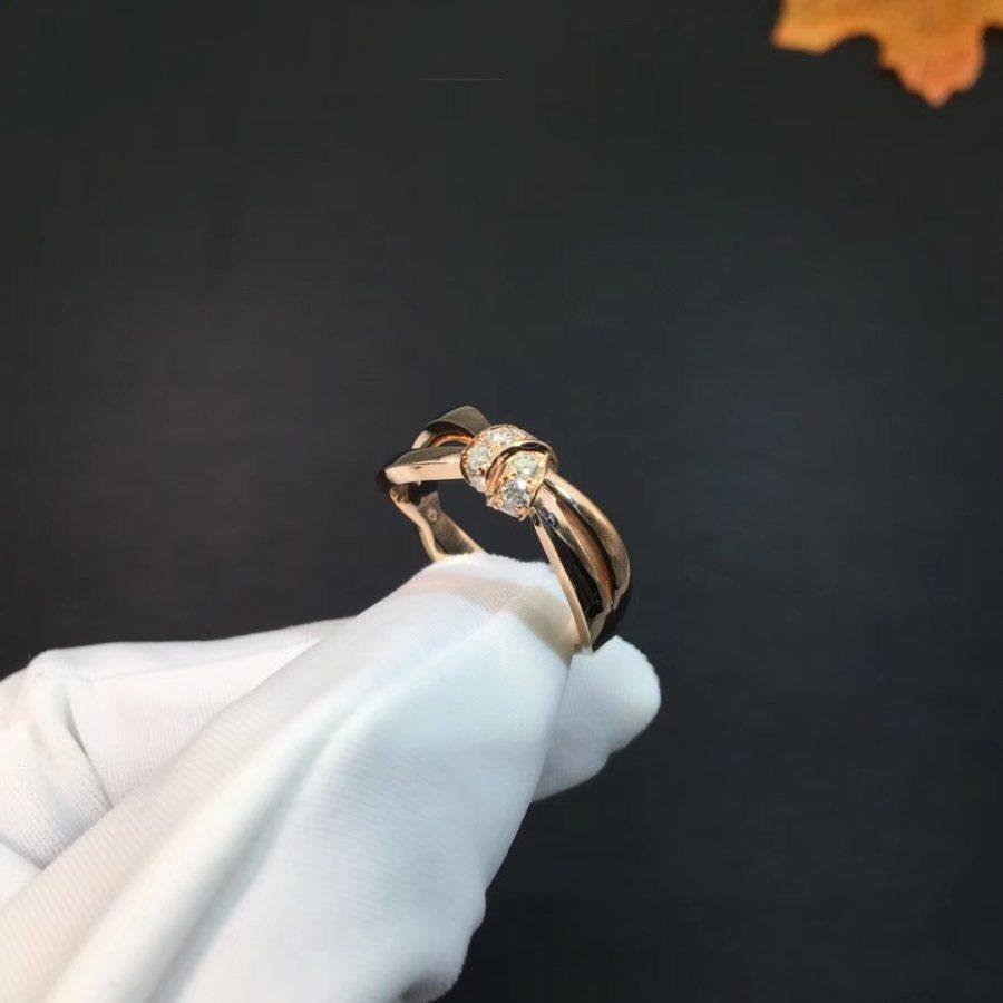 [Riva Jewelry]LIENS RING ROSE GOLD DIAMOND