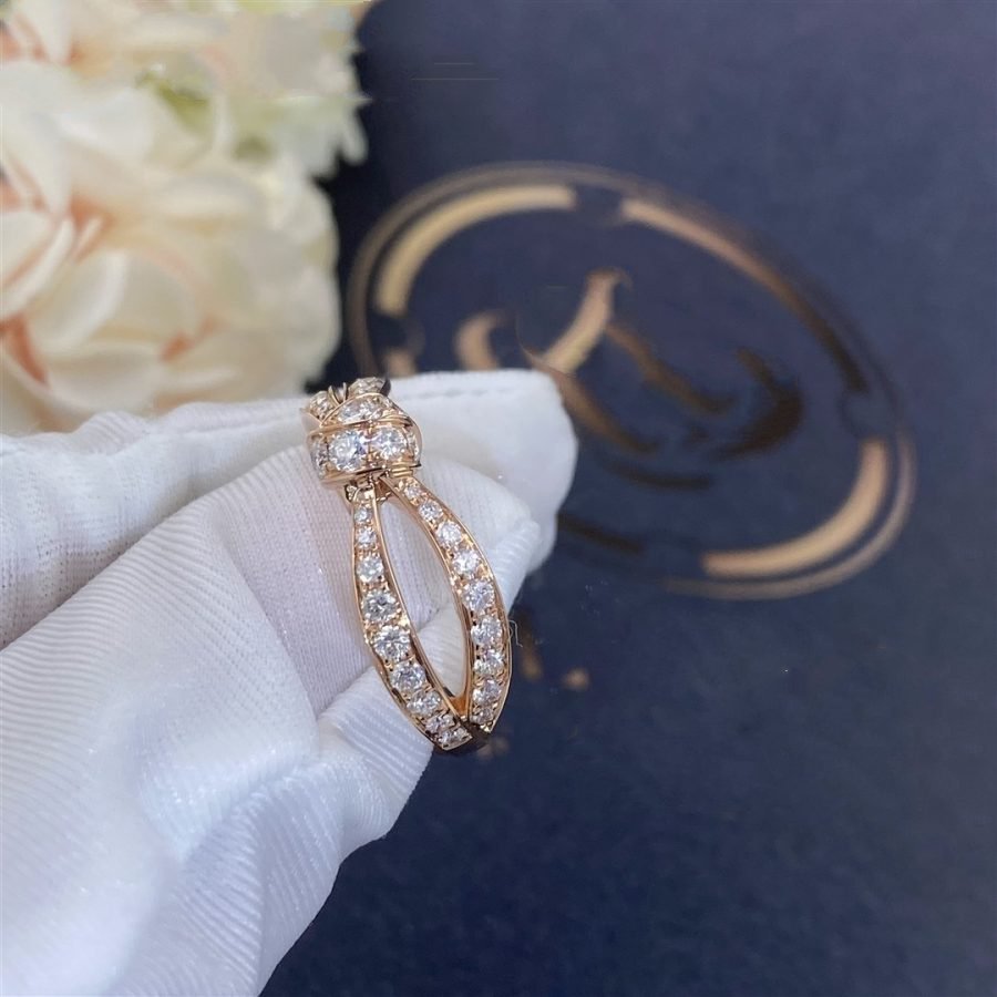 [Riva Jewelry]LIENS ROSE GOLD DIAMOND RING
