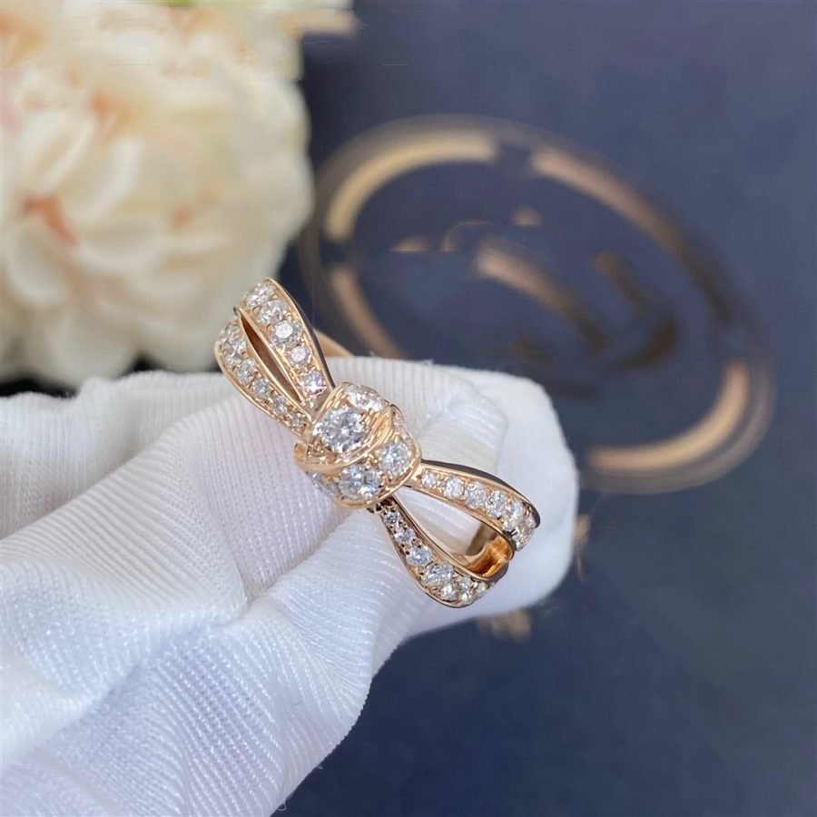 [Riva Jewelry]LIENS ROSE GOLD DIAMOND RING