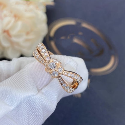 [Riva Jewelry]LIENS ROSE GOLD DIAMOND RING