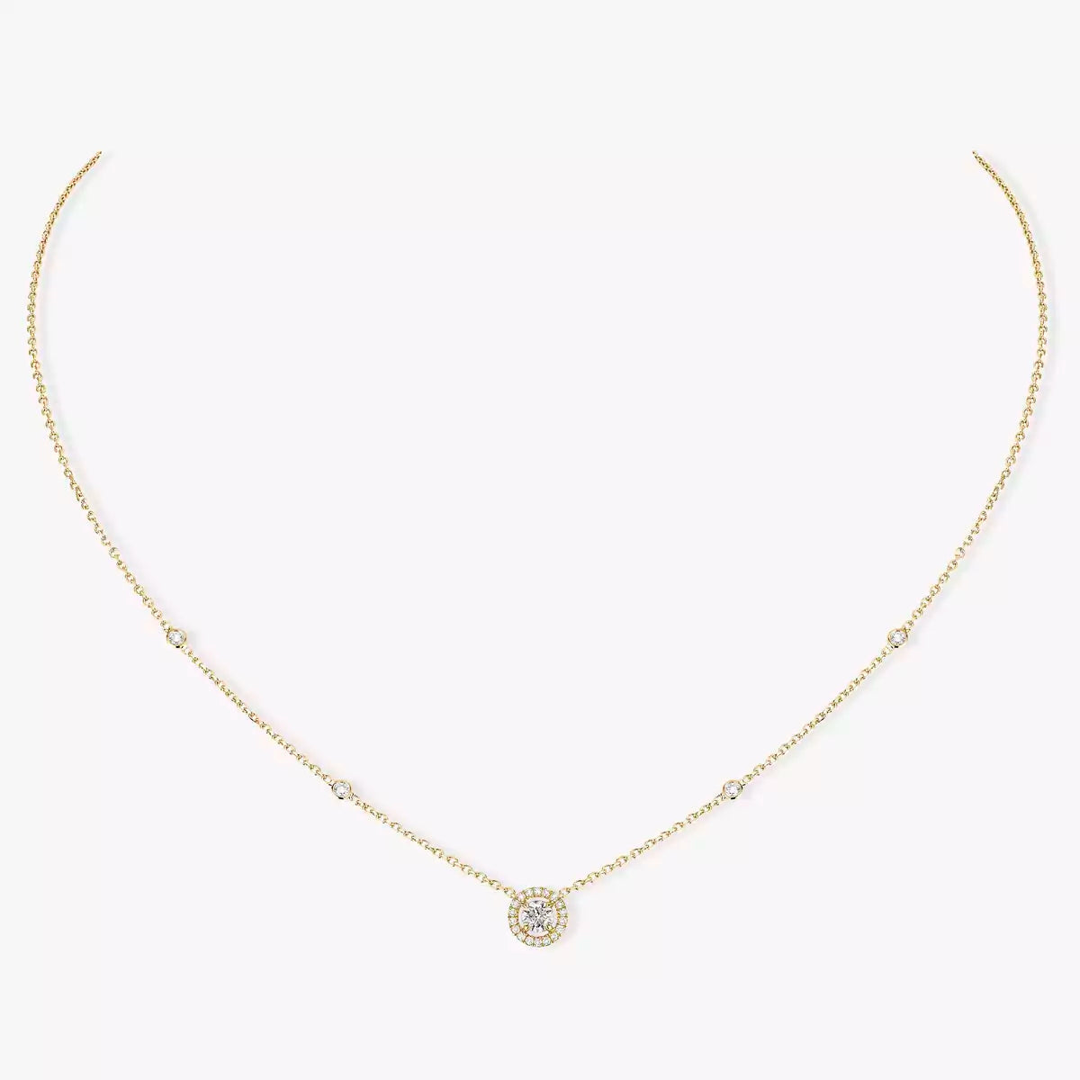 [Riva Jewelry]JOY PENDANT DIAMOND NECKLACE