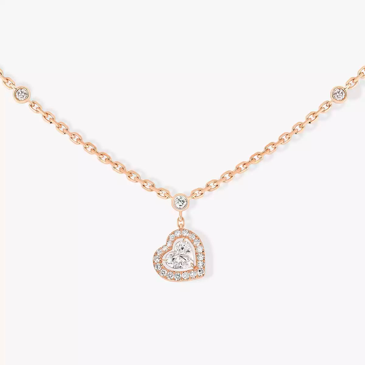 [Riva Jewelry]CLASSIC HEART PENDANT NECKLACE