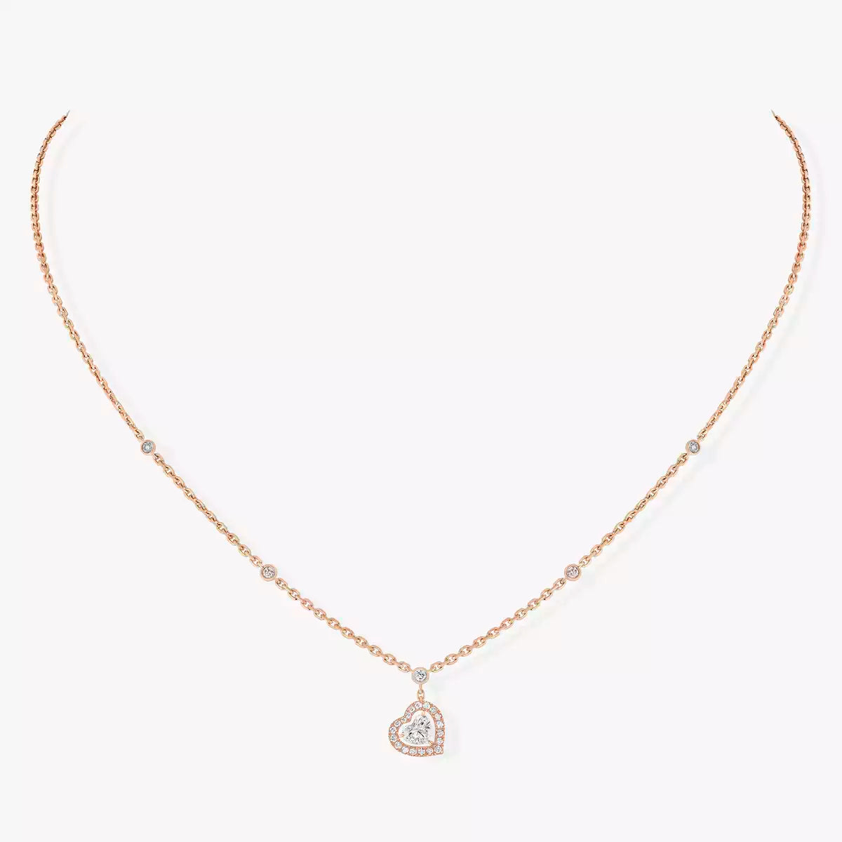 [Riva Jewelry]CLASSIC HEART PENDANT NECKLACE