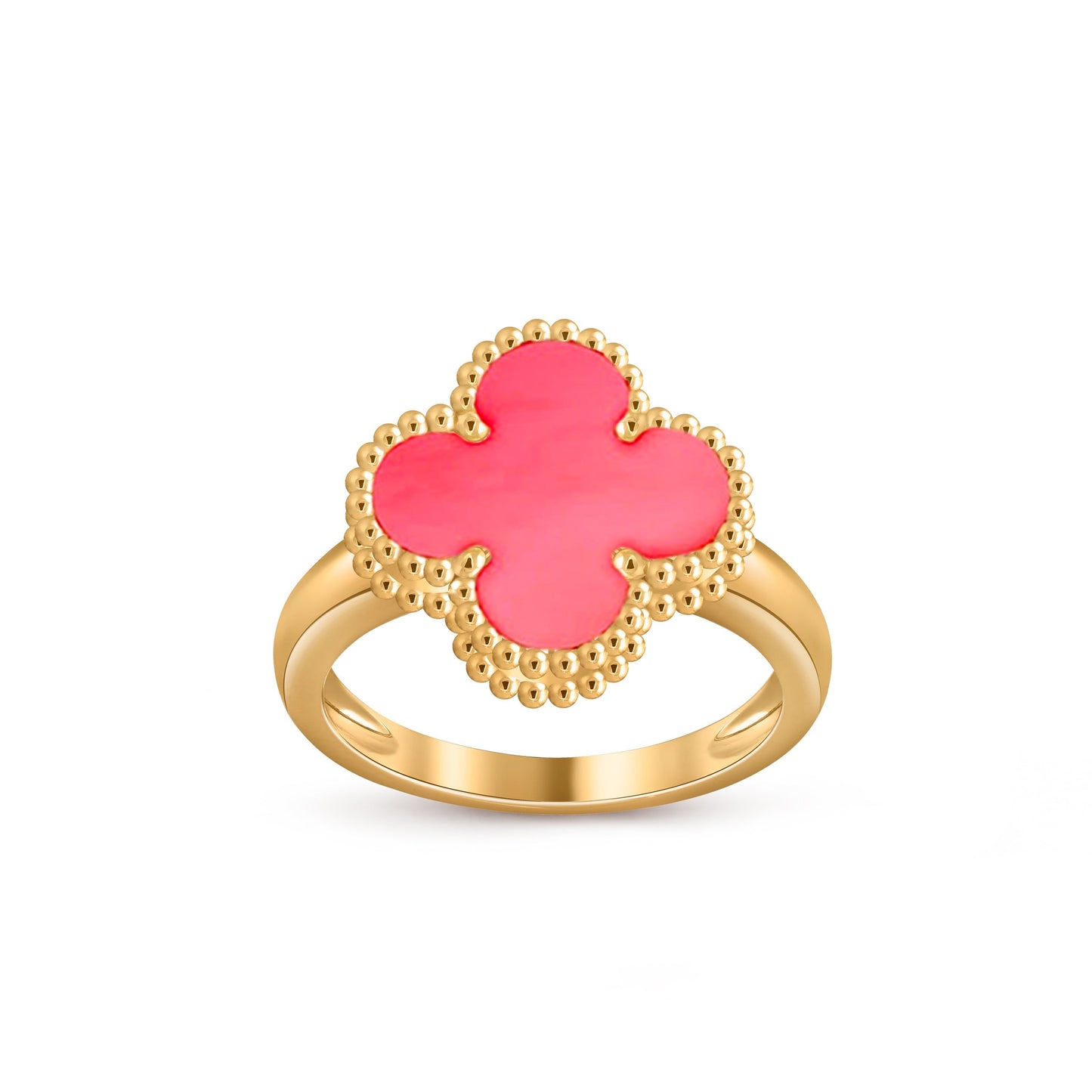 [Riva Jewelry]LUCKY CLOVER VINTAGE GOLD RING COLLECTION