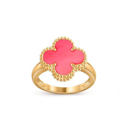 [Riva Jewelry]LUCKY CLOVER VINTAGE GOLD RING COLLECTION
