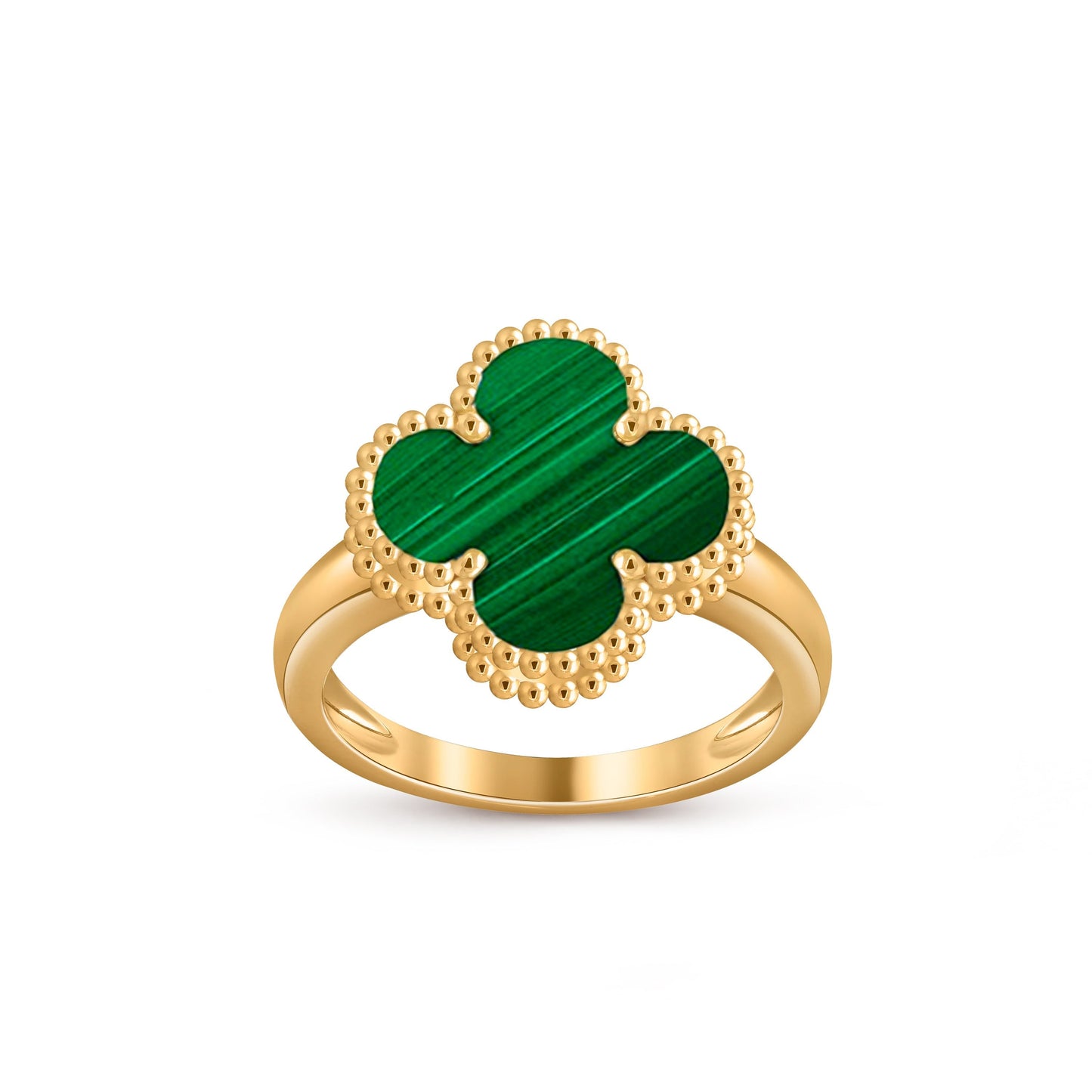 [Riva Jewelry]LUCKY CLOVER VINTAGE GOLD RING COLLECTION