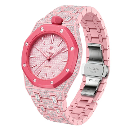 [Riva Jewelry]Royal Oak Pop Exclusive Bioceramic Case & Bioceramic Strap Full Diamond
