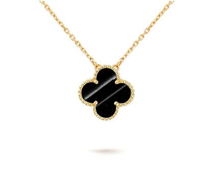 [Riva Jewelry]15MM CLOVER FLOWER PENDANT NECKLACE COLLECTION