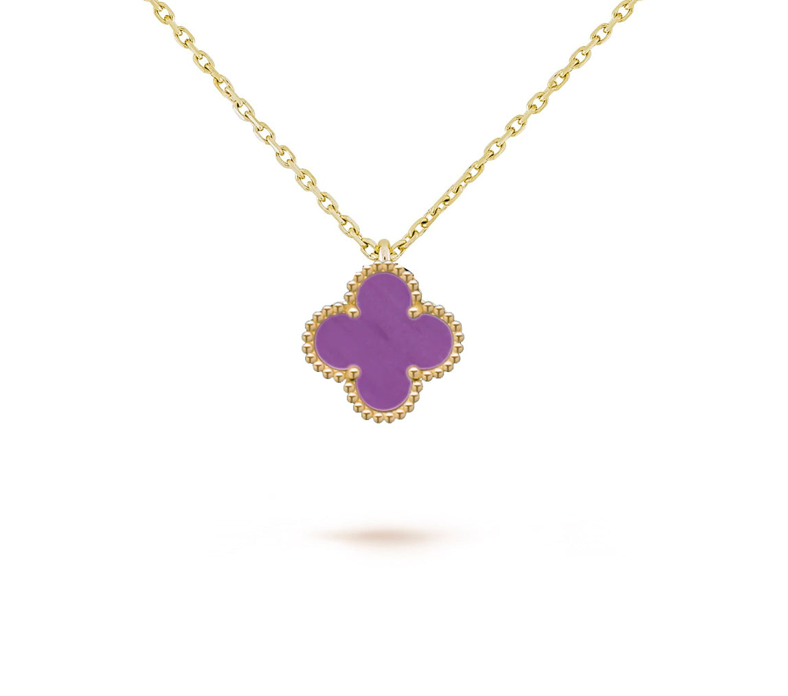 [Riva Jewelry]9.5MM MINI CLOVER PENDANT NECKLACE COLLECTION