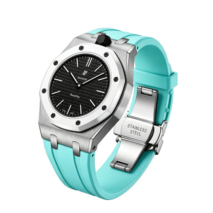 [Riva Jewelry]Royal Oak Pop Exclusive Steel Case & Silicone Strap With Cradle