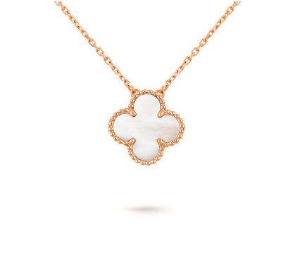 [Riva Jewelry]15MM CLOVER FLOWER PENDANT NECKLACE COLLECTION