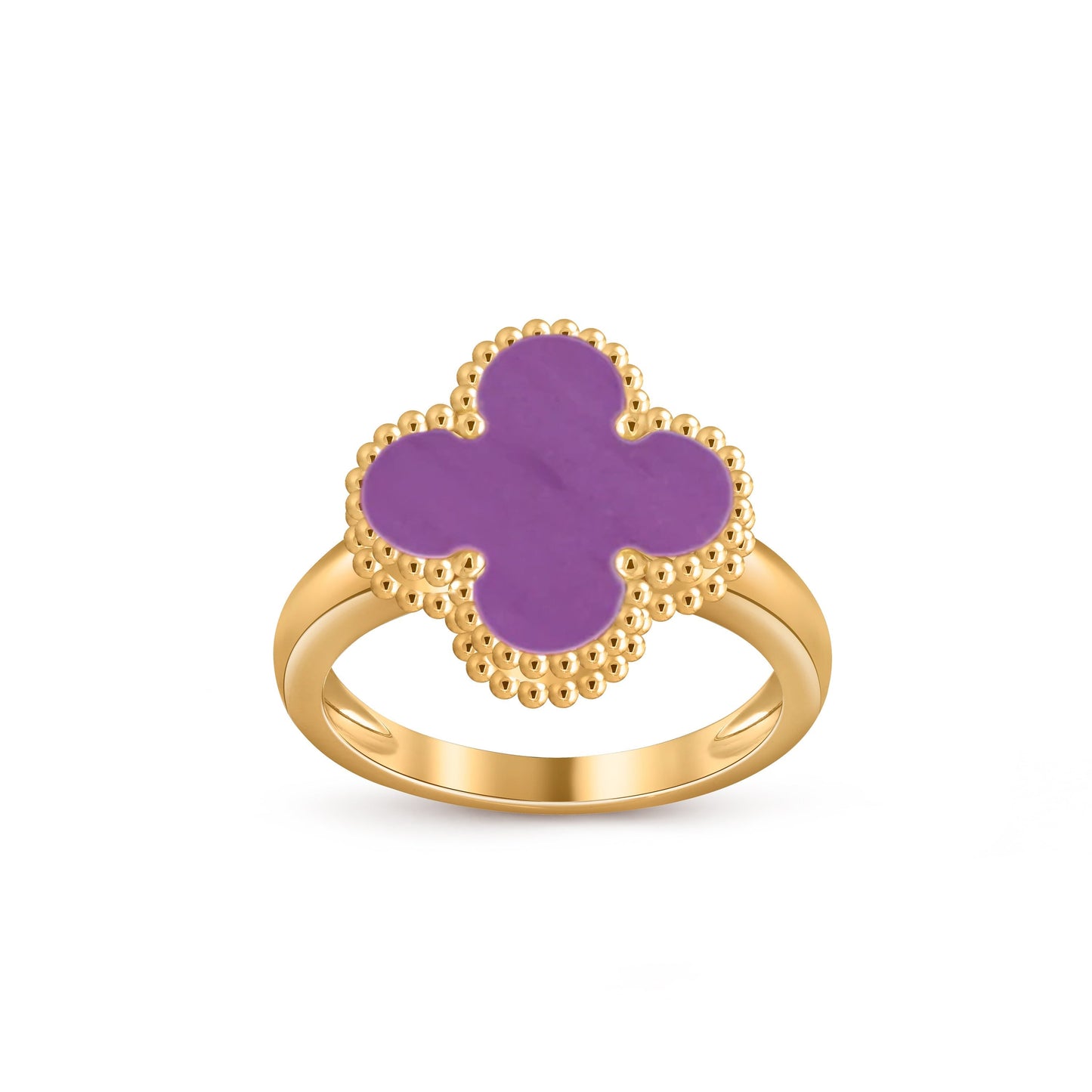 [Riva Jewelry]LUCKY CLOVER VINTAGE GOLD RING COLLECTION