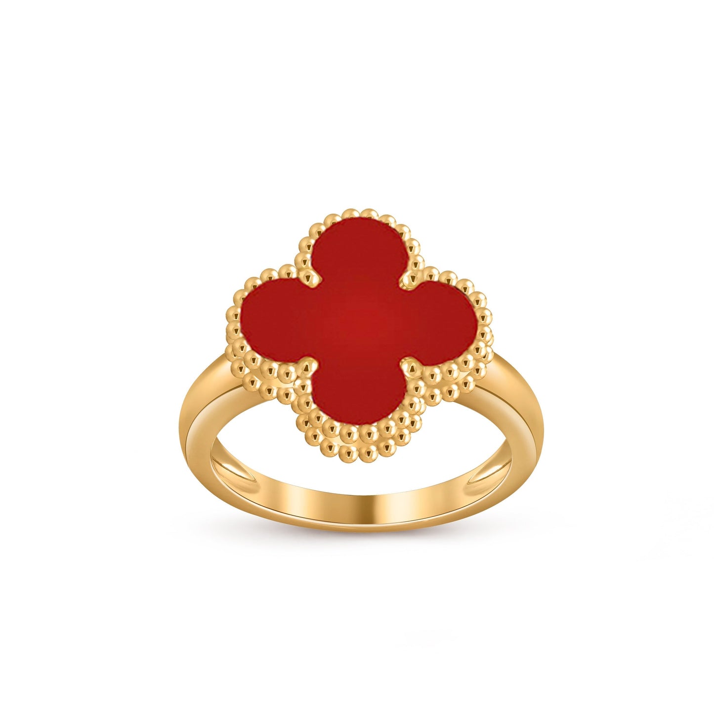[Riva Jewelry]LUCKY CLOVER VINTAGE GOLD RING COLLECTION