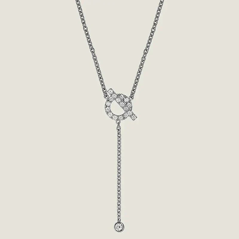 [Riva Jewelry]FINESSE SILVER DIAMOND NECKLACE