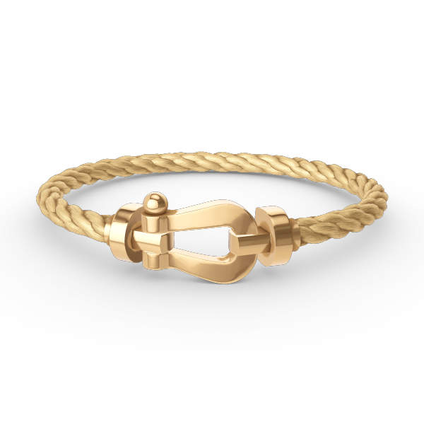 [Riva Jewelry]FORCE LARGE HORSESHOE BRACELET - GOLD