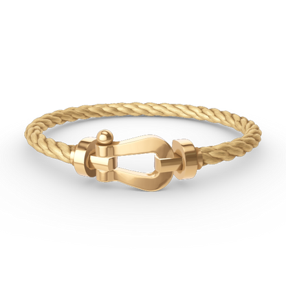 [Riva Jewelry]FORCE LARGE HORSESHOE BRACELET - GOLD