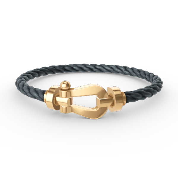 [Riva Jewelry]FORCE LARGE HORSESHOE BRACELET - GOLD