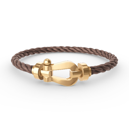 [Riva Jewelry]FORCE LARGE HORSESHOE BRACELET - GOLD