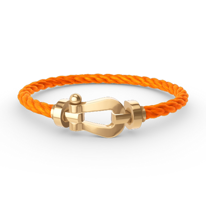 [Riva Jewelry]FORCE LARGE HORSESHOE BRACELET - GOLD