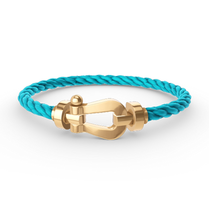 [Riva Jewelry]FORCE LARGE HORSESHOE BRACELET - GOLD