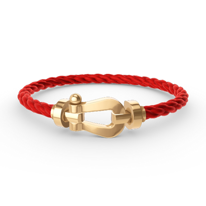 [Riva Jewelry]FORCE LARGE HORSESHOE BRACELET - GOLD