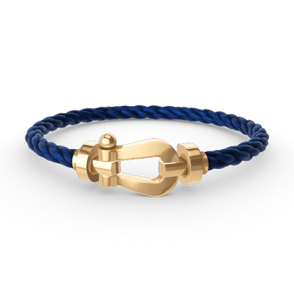 [Riva Jewelry]FORCE LARGE HORSESHOE BRACELET - GOLD