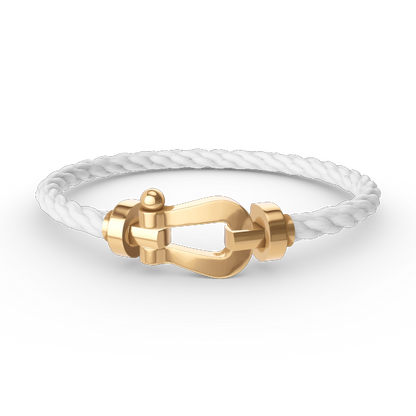 [Riva Jewelry]FORCE LARGE HORSESHOE BRACELET - GOLD