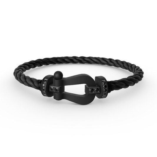 [Riva Jewelry]FORCE LARGE SERIES BLACK SAMURAI BRACELET