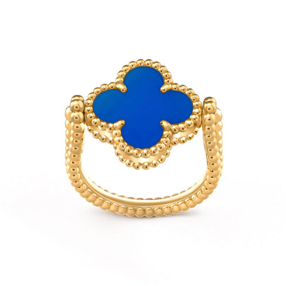 [Riva Jewelry]LUCKY CLOVER GOLD REVERSIBLE RING
