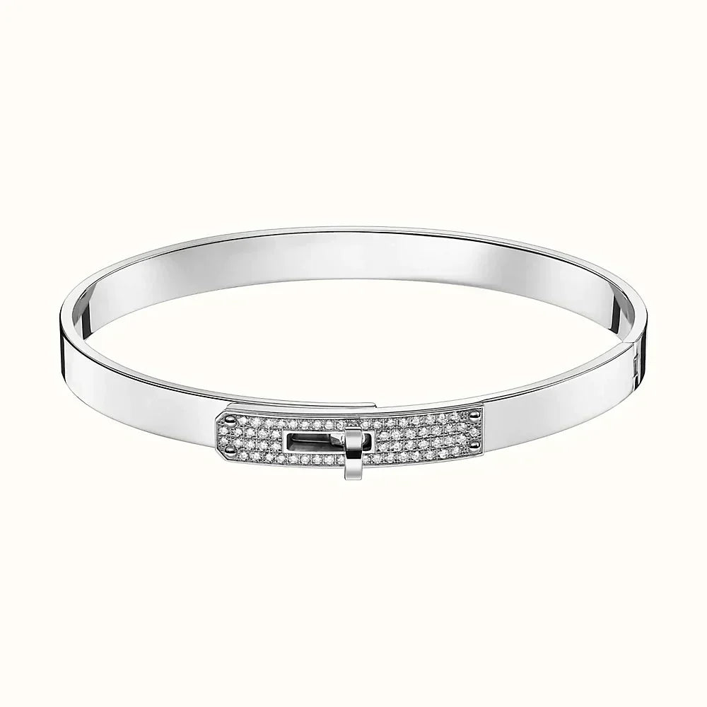 [Riva Jewelry]KELLY SILVER DIAMOND BRACELET