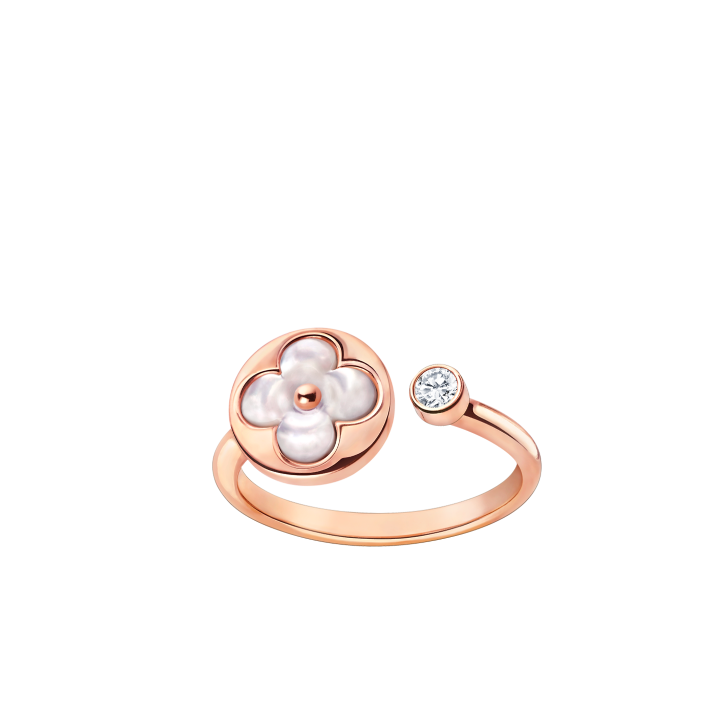 [Riva Jewelry]SUN 1 DIAMOND PINK MOP RING