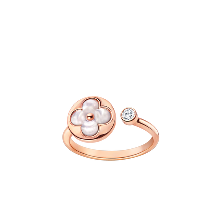 [Riva Jewelry]SUN 1 DIAMOND PINK MOP RING