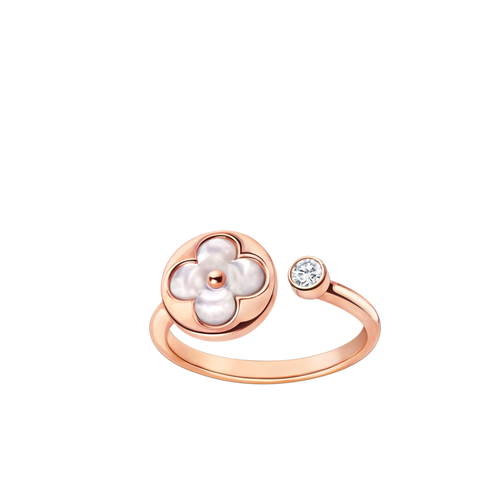 [Riva Jewelry]SUN 1 DIAMOND PINK MOP RING