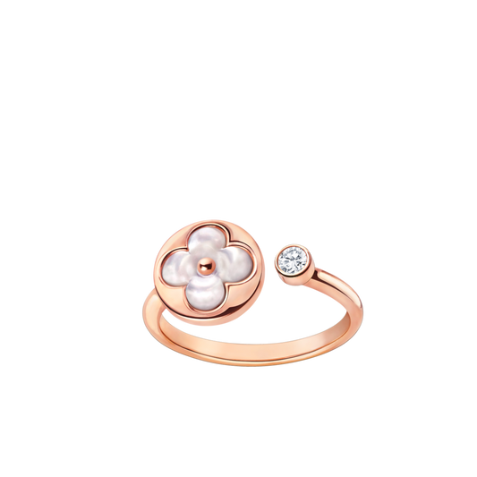 [Riva Jewelry]SUN 1 DIAMOND PINK MOP RING
