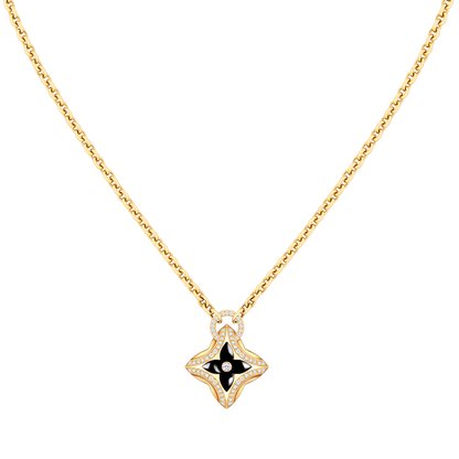 [Riva Jewelry]STAR PEDANT ROSE GOLD DIAMOND NECKLACE