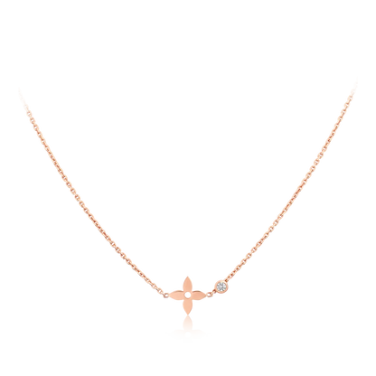 [Riva Jewelry]BLOSSOM PENDANT ROSE GOLD AND DIAMOND