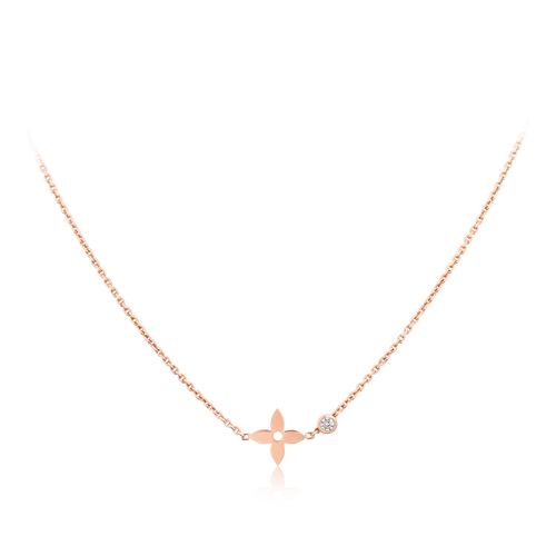 [Riva Jewelry]BLOSSOM PENDANT ROSE GOLD AND DIAMOND