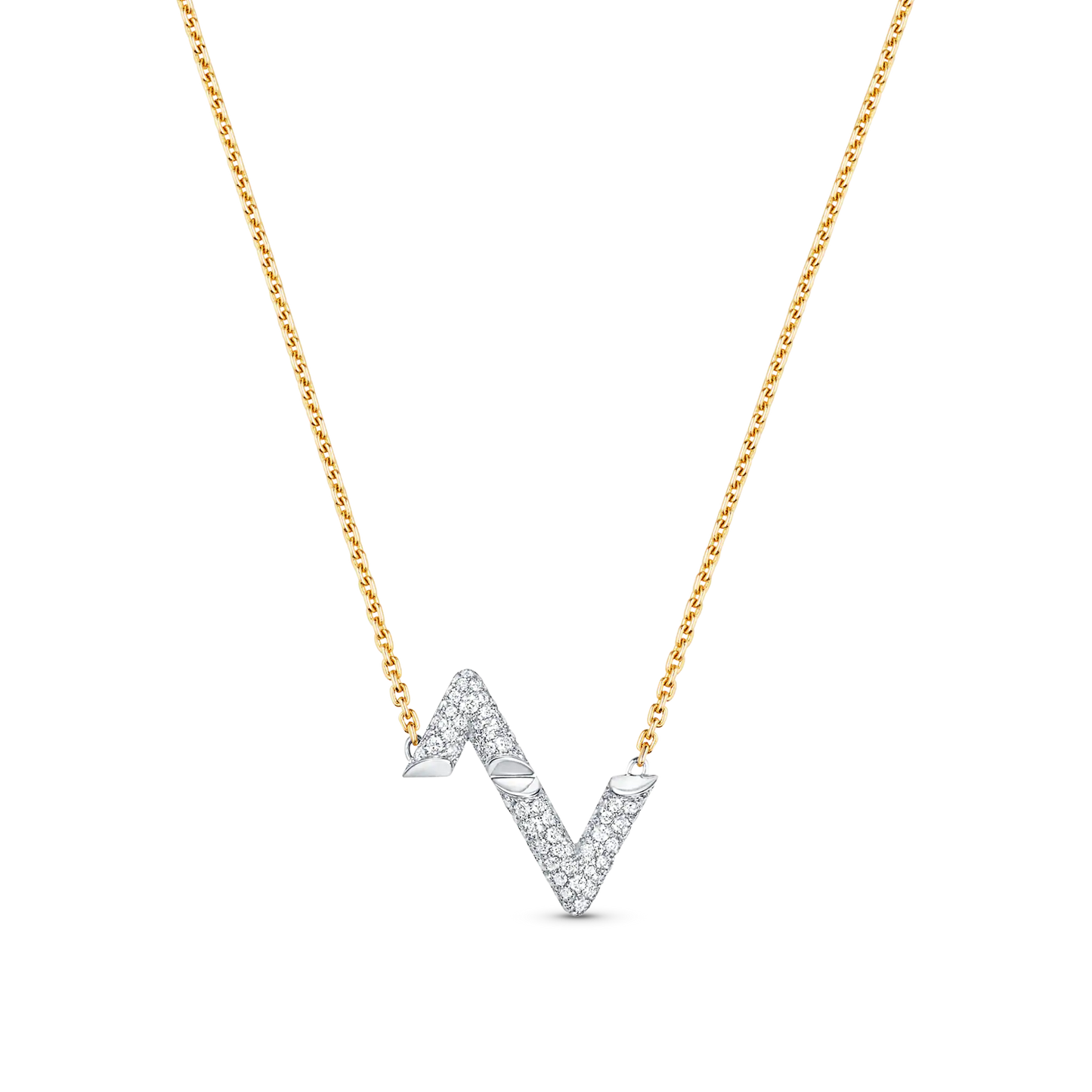 [Riva Jewelry]VOLT SILVER DIAMOND PEDANT NECKLACE