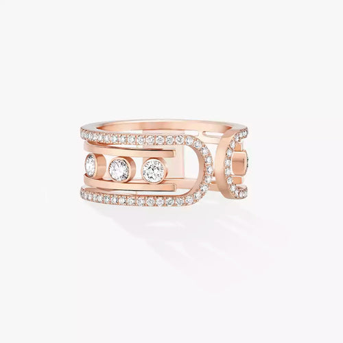 [Riva Jewelry]OPEN MOVE 10-DIAMOND PAVÉ RING