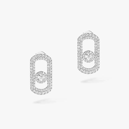 [Riva Jewelry]SO MOVE PAVÉ DIAMOND EARRINGS