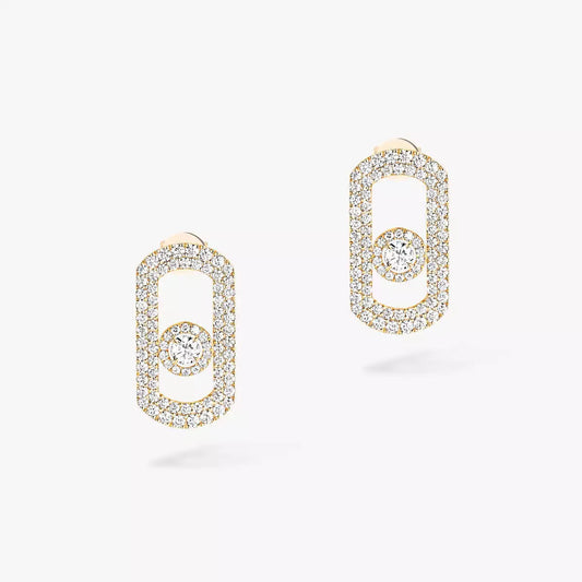 [Riva Jewelry]SO MOVE PAVÉ DIAMOND EARRINGS
