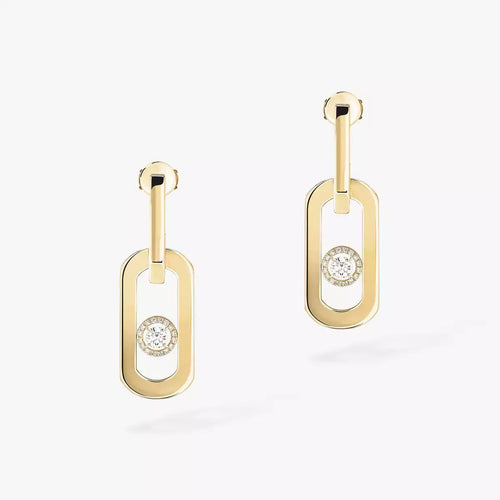 [Riva Jewelry]SO MOVE XL DIAMOND HOOP EARRINGS