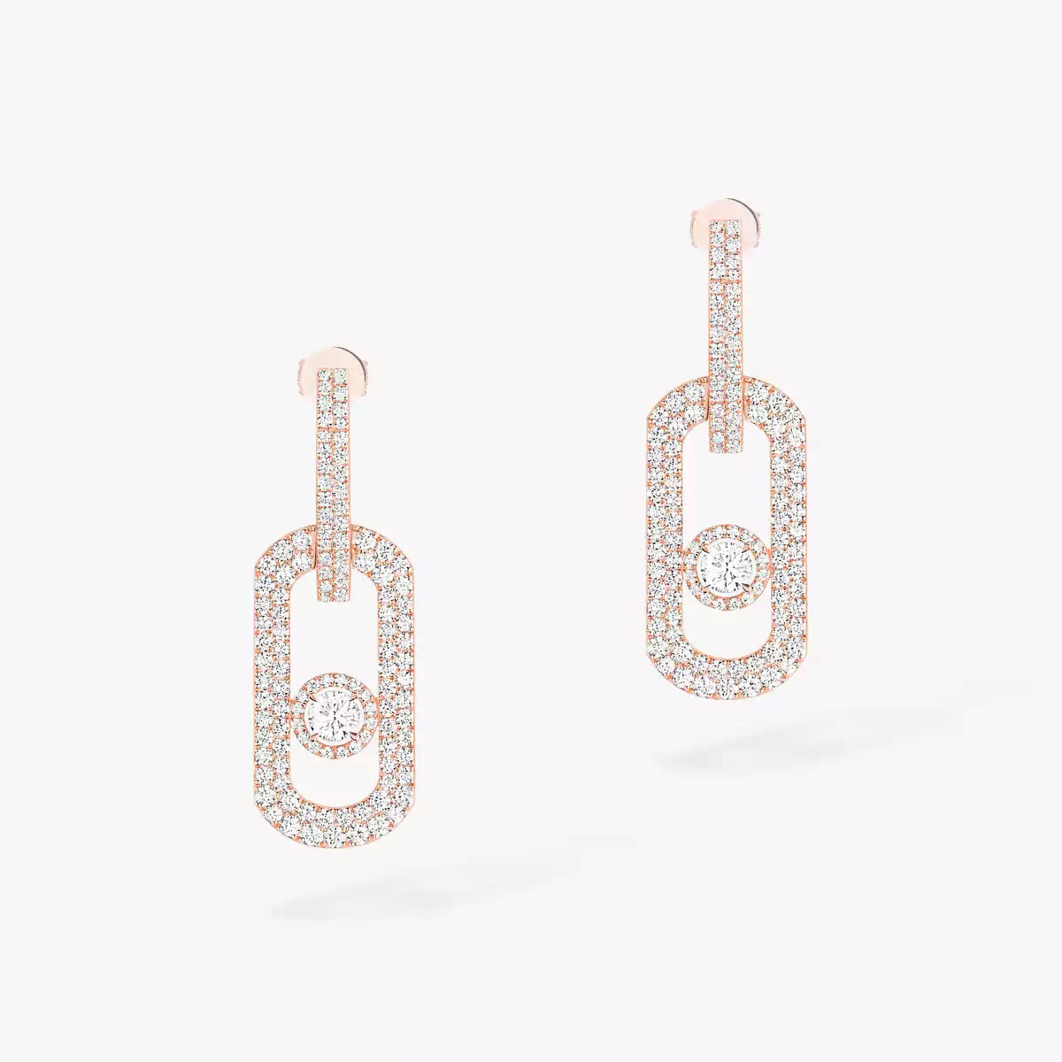 [Riva Jewelry]SO MOVE XL FULL-PAVÉ DIAMOND PENDANT EARRINGS